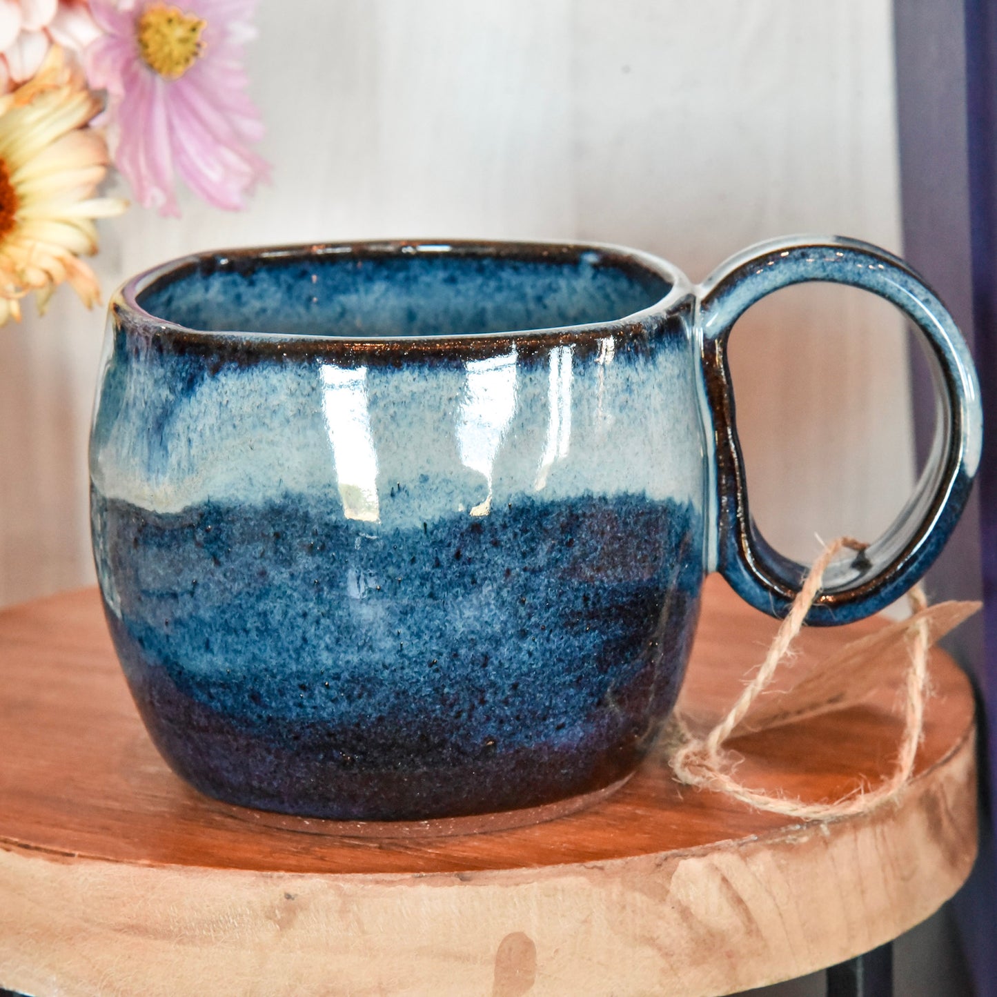 Blue Dawn Mug w/ Squared Rim