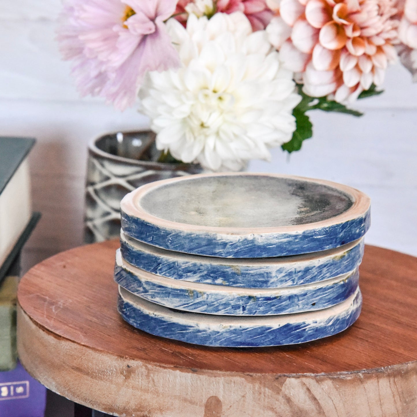 Blue Coasters (set of 4)