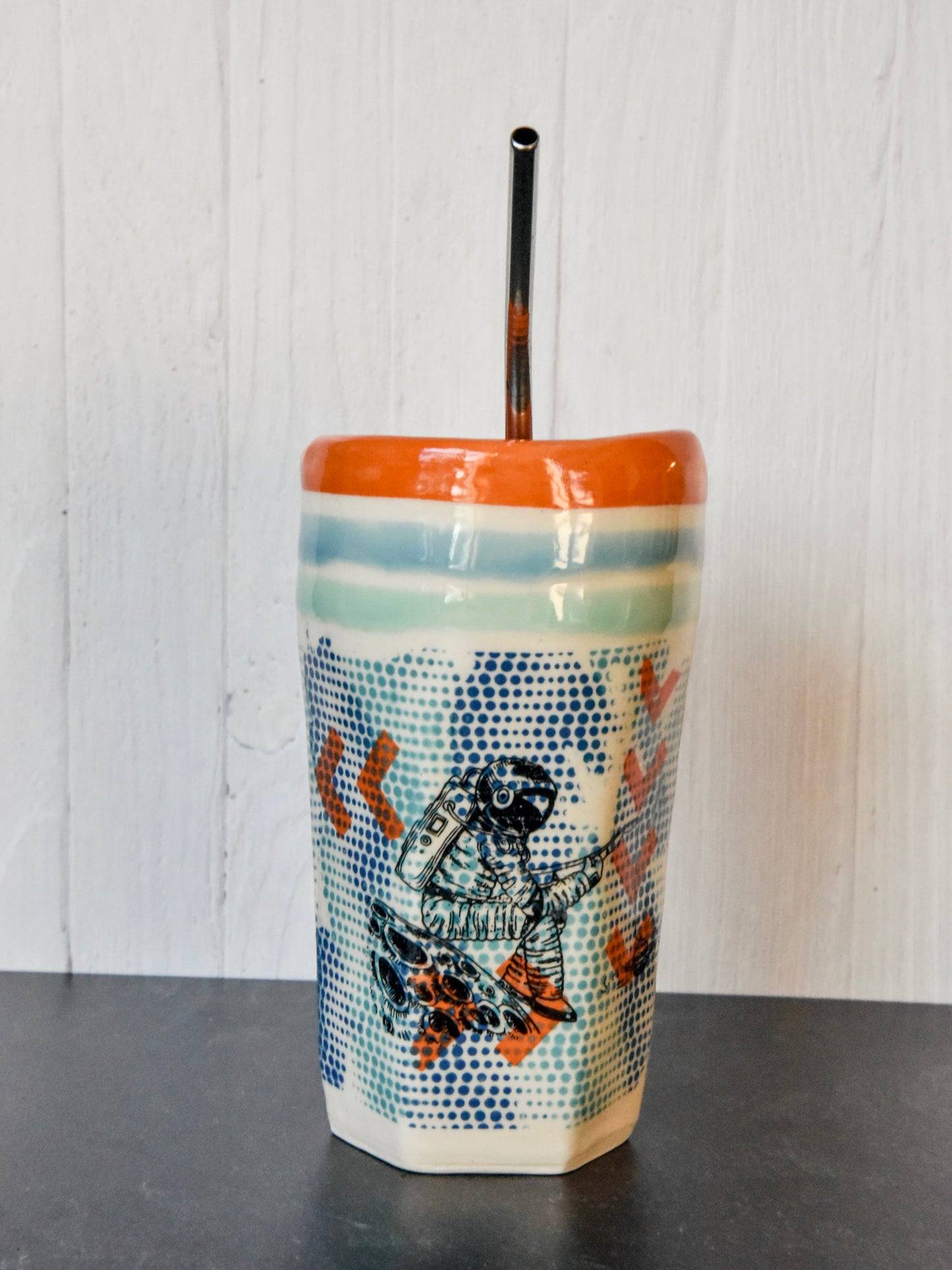 Travel Tumbler - Astronaut Fishing