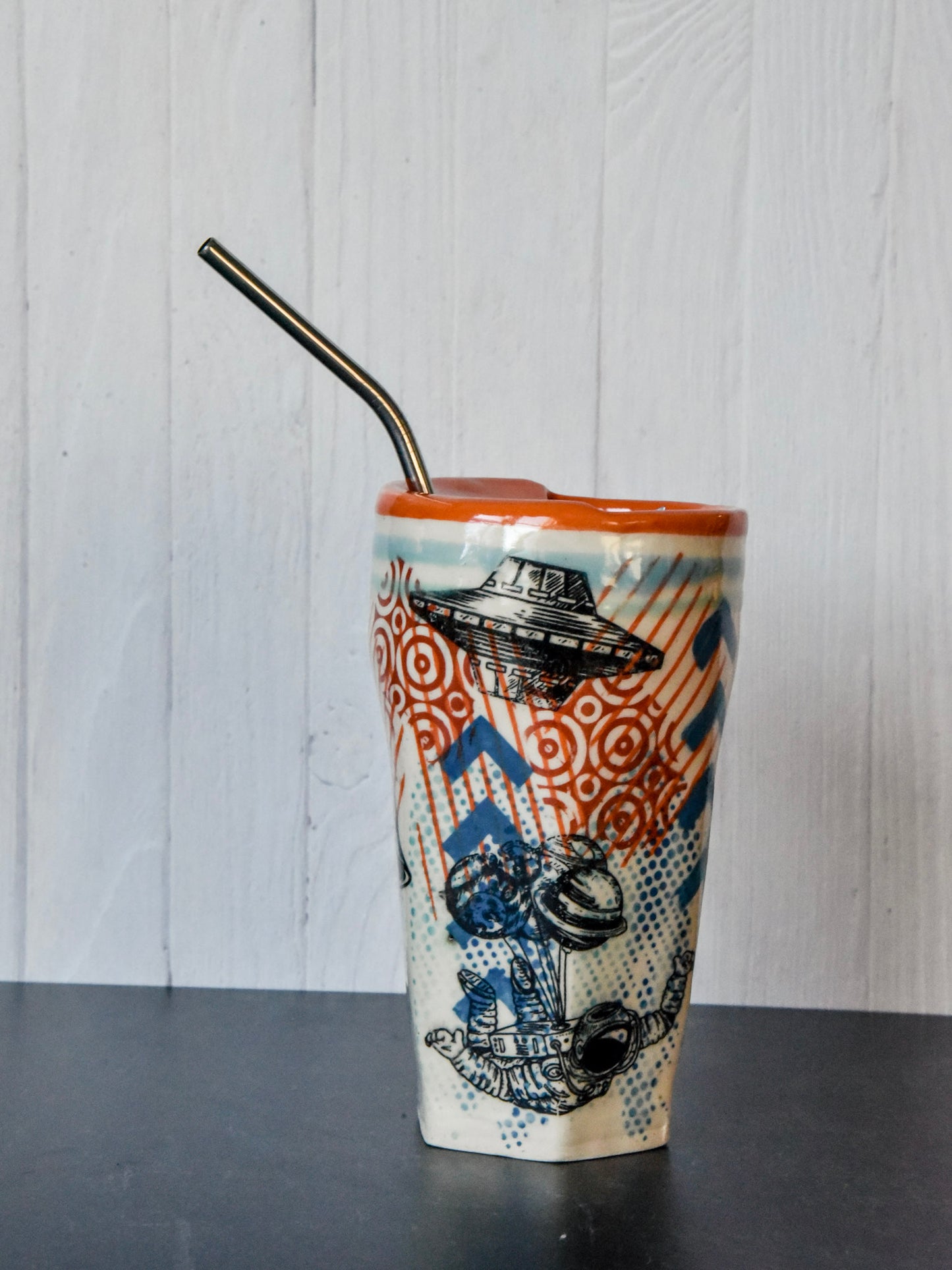 Travel Tumbler - Peace Alien