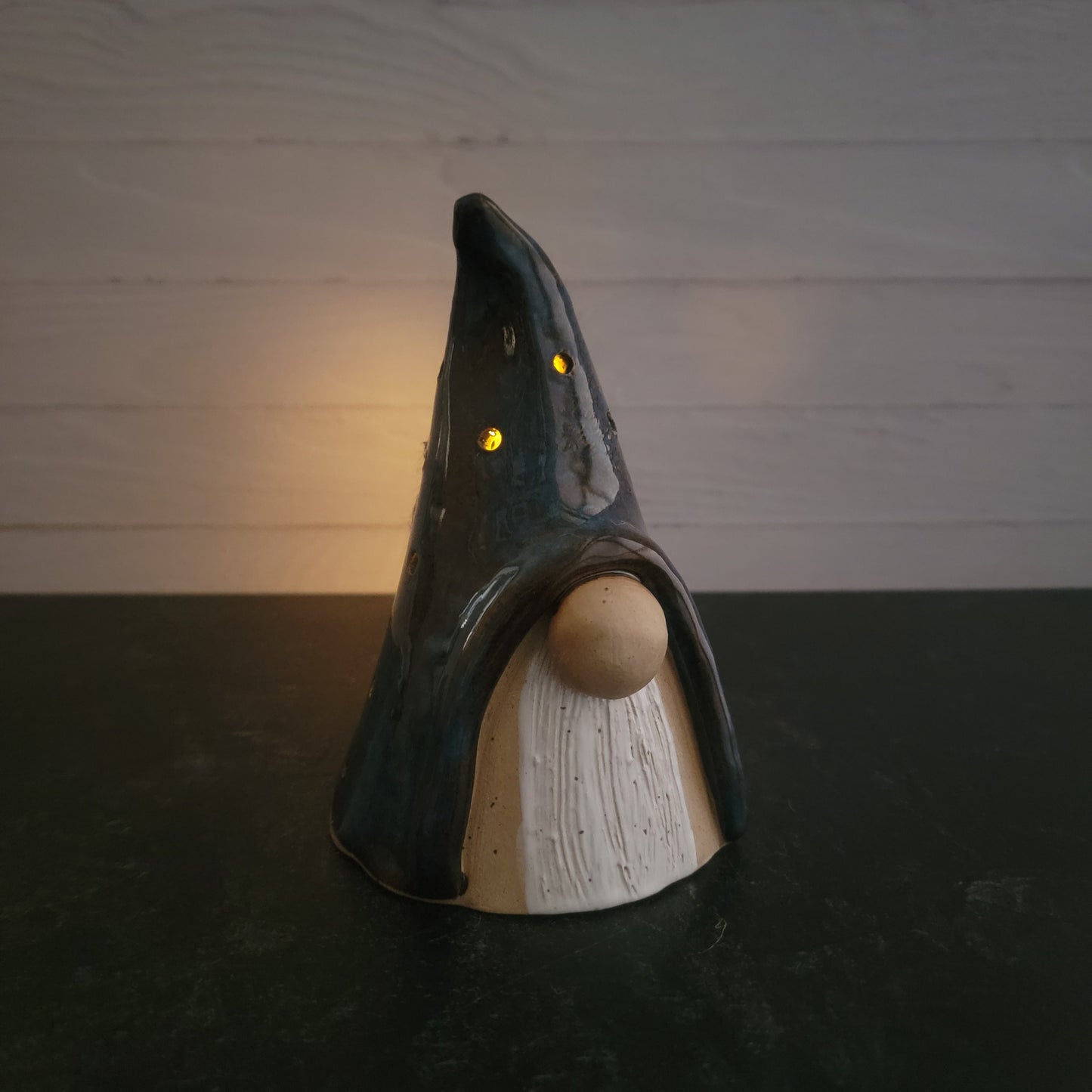 Gnome Luminary (small in Blue sweater texture)