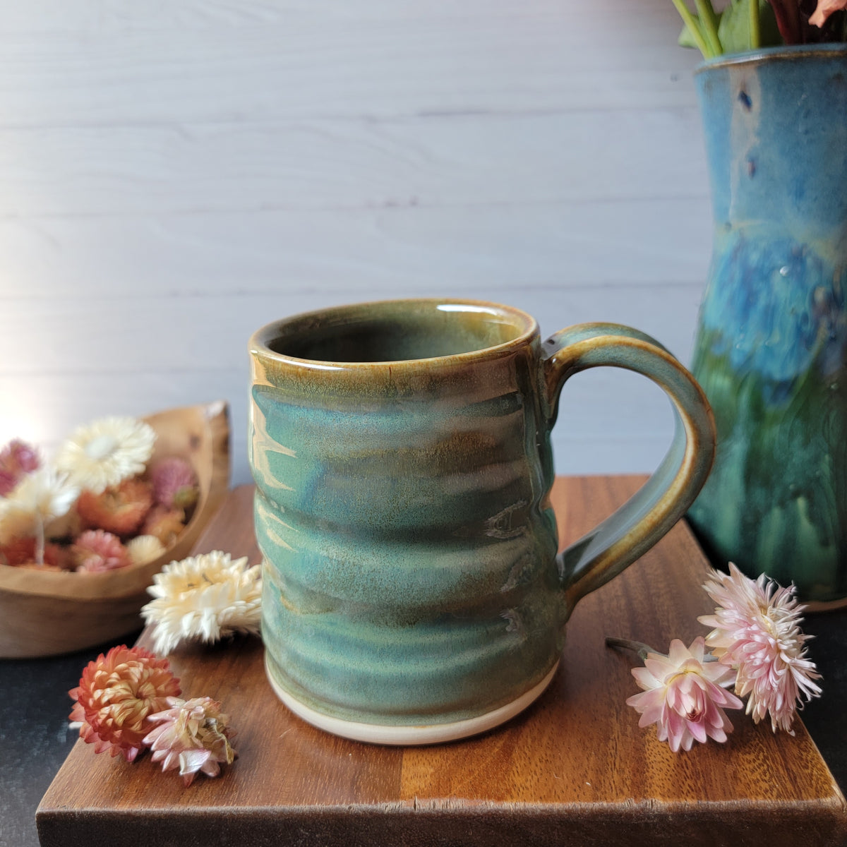 Mug in Rustic Jade
