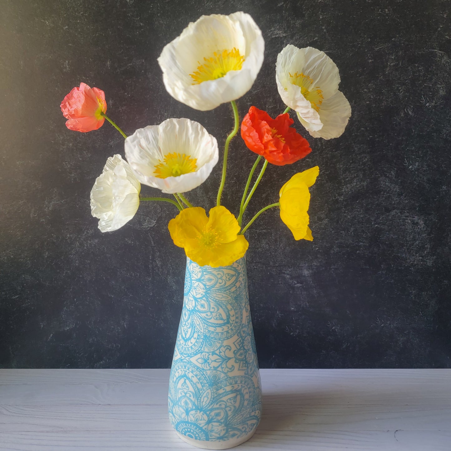 Blue Mandala Vase