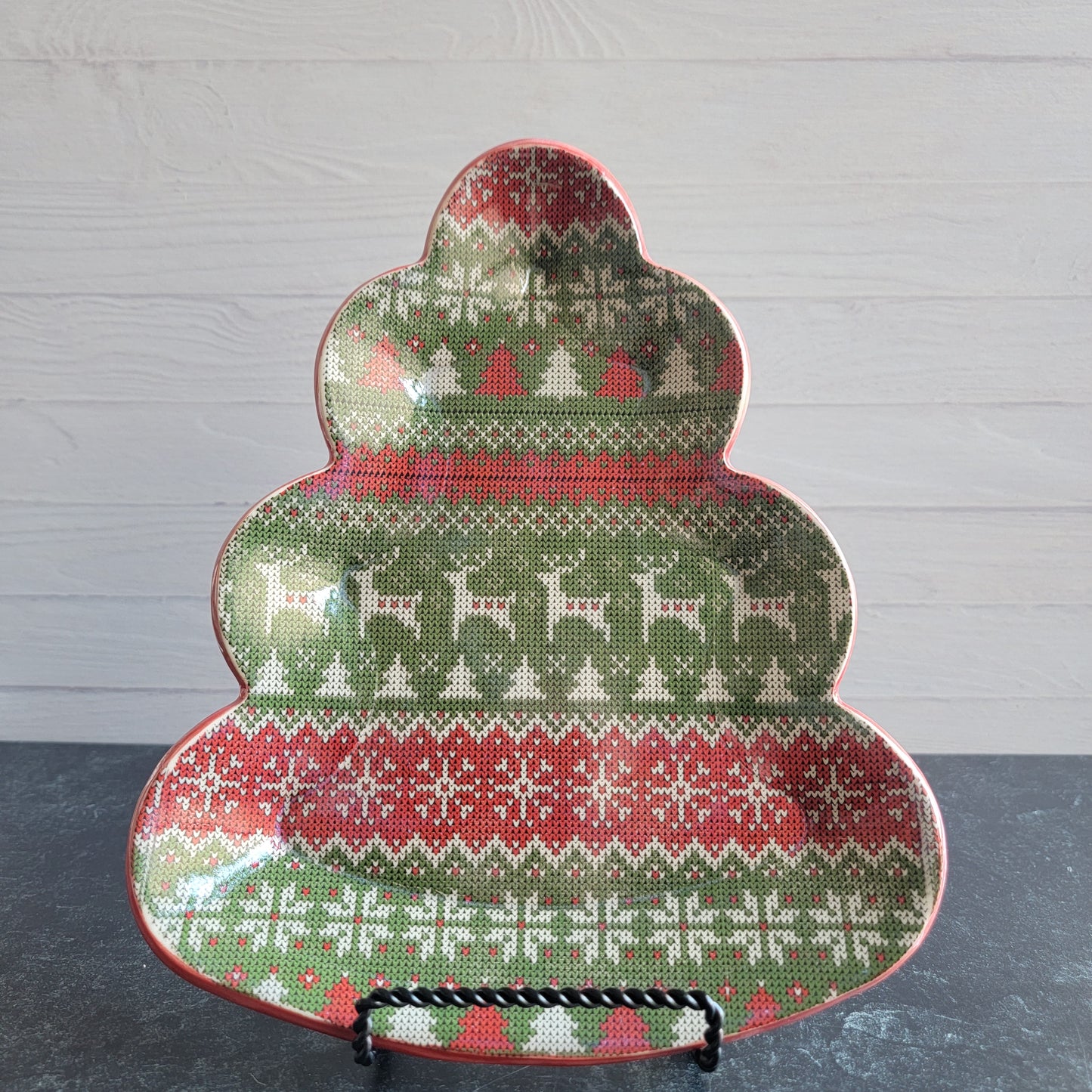 Christmas Cookie Tray - Sweater Pattern