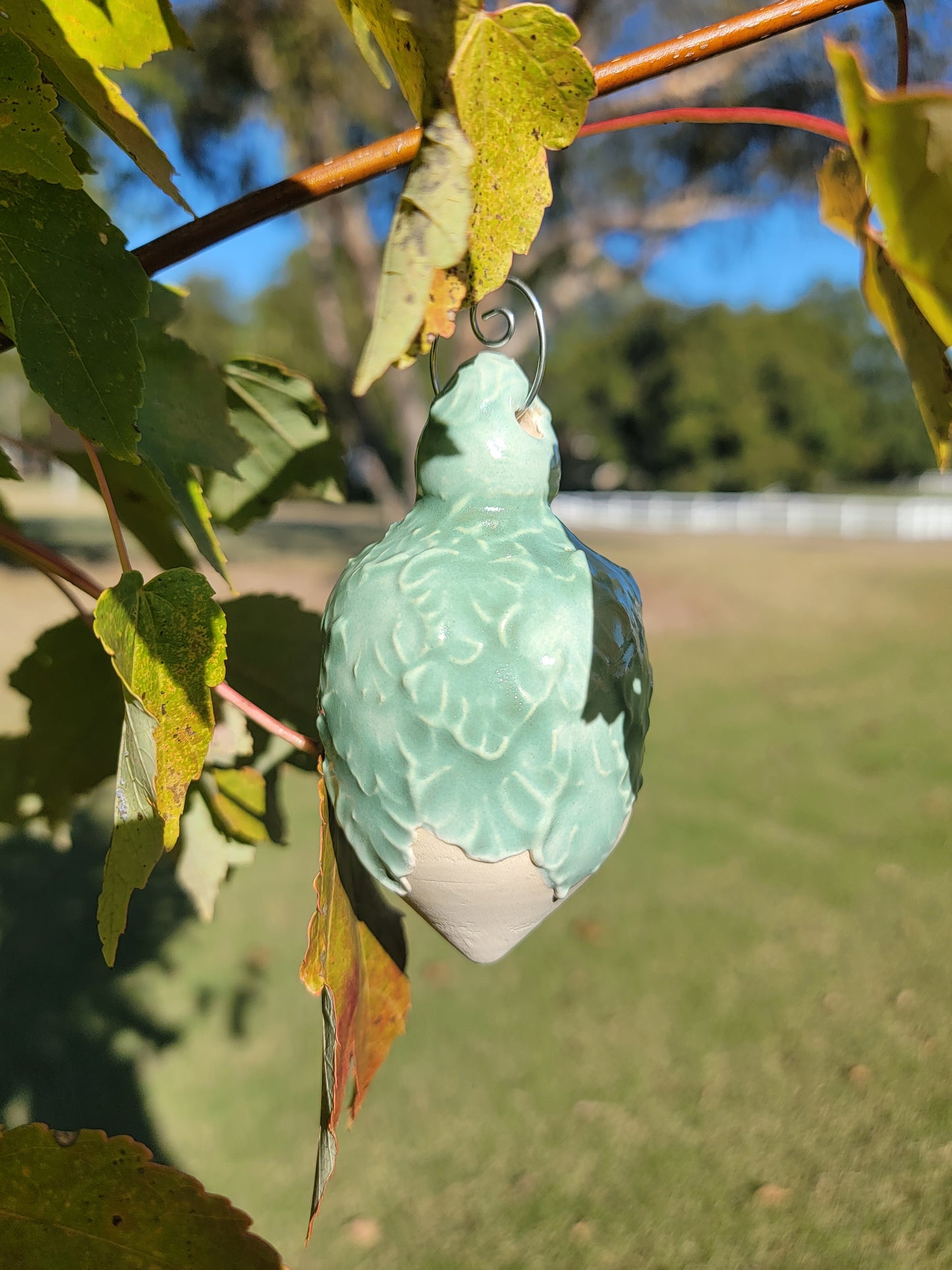 Wheel-thrown Ornament in Jade