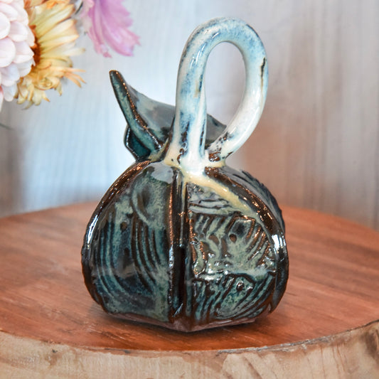 Small Pumpkin in Bluegreen