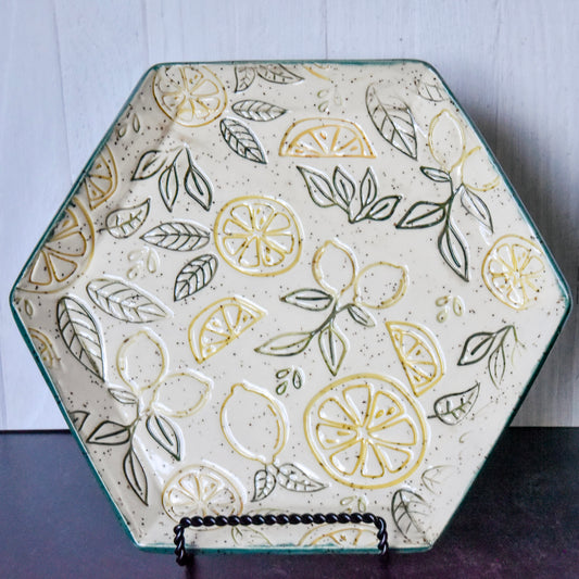 "Lemons" Plate