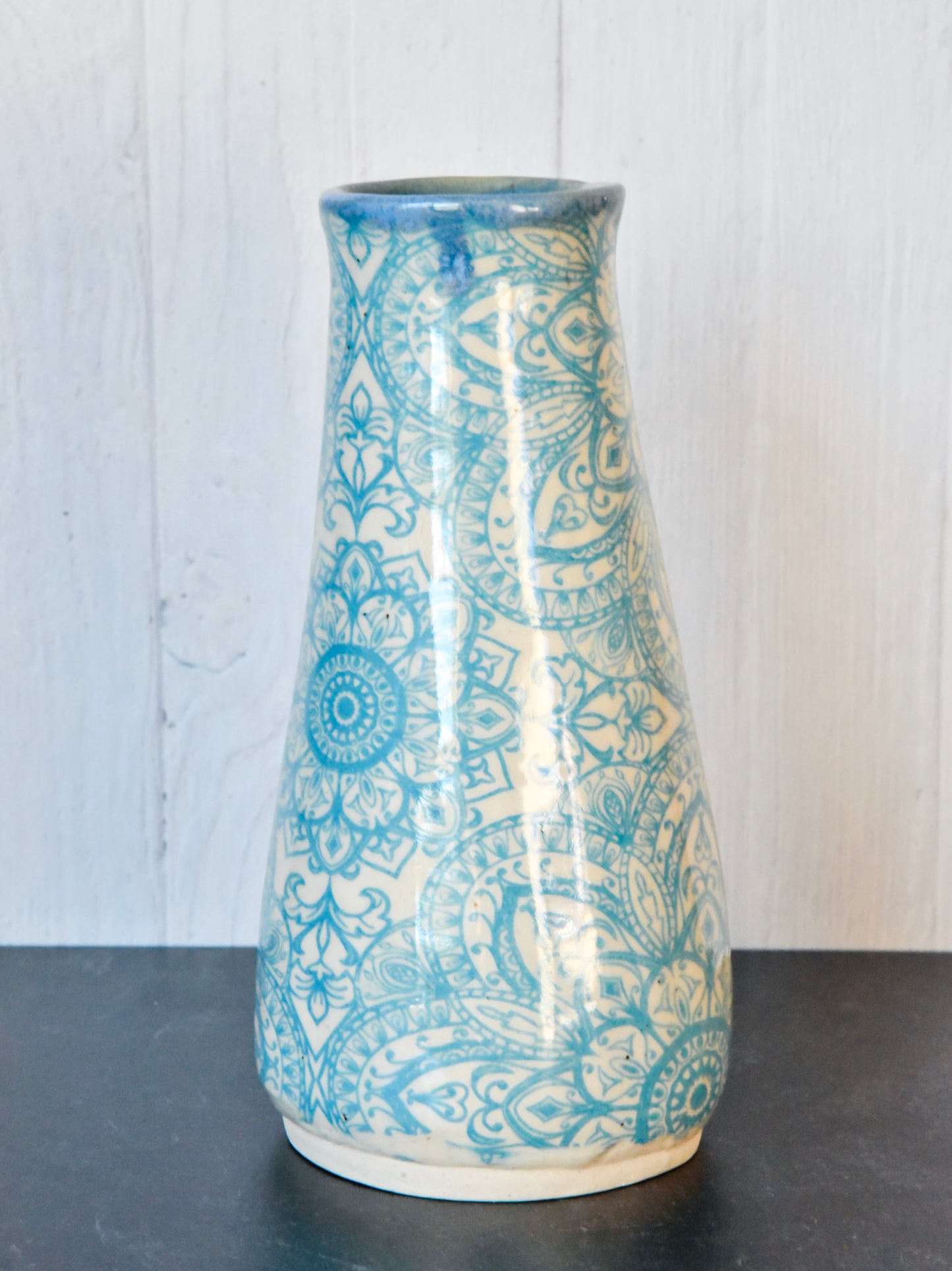 Blue Mandala Vase