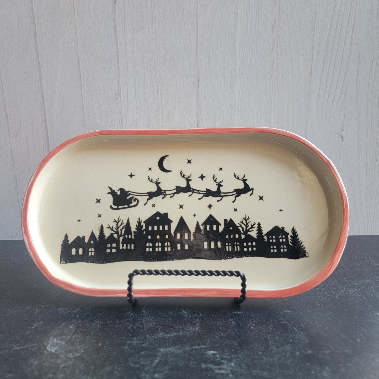 Cookie Tray - Santa's Sleigh