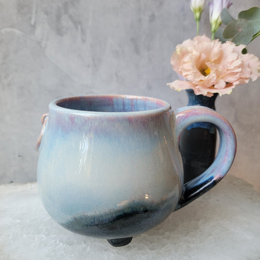 Cauldron Mug in Enchanted Fog