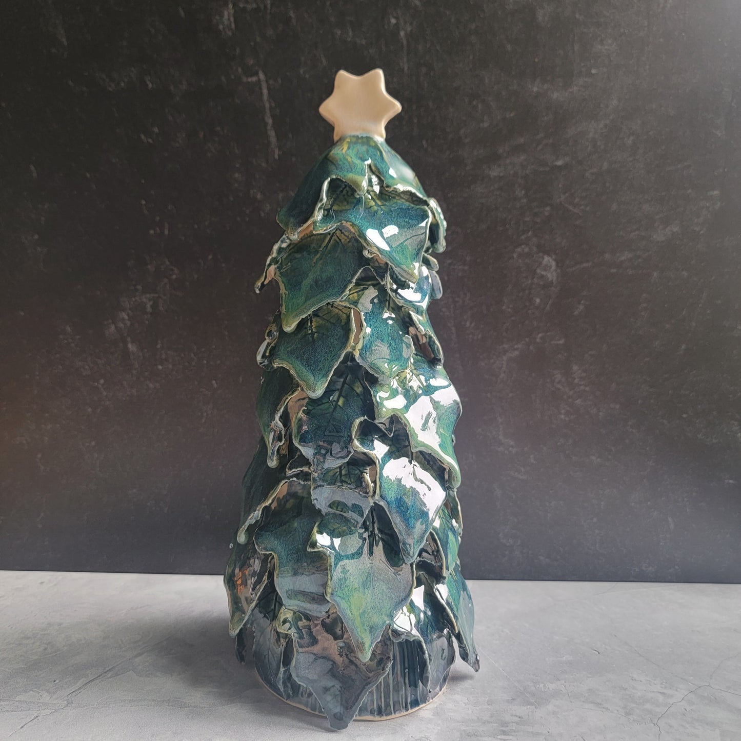 Blue-green Tree w/ star