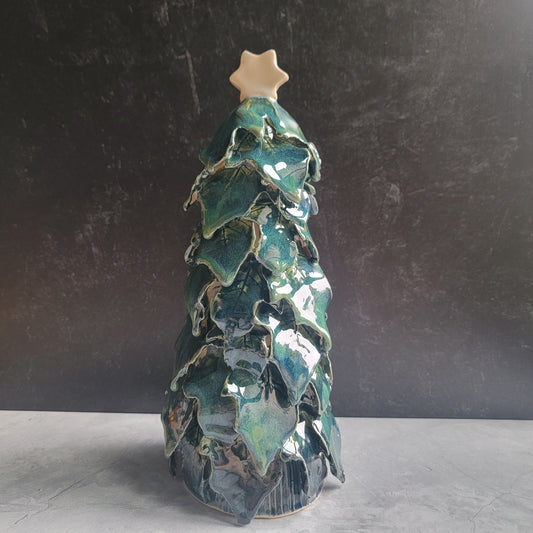 Blue-green Tree w/ star