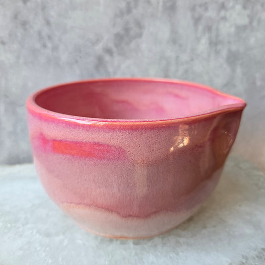 Matcha Bowl in Pink & Orange