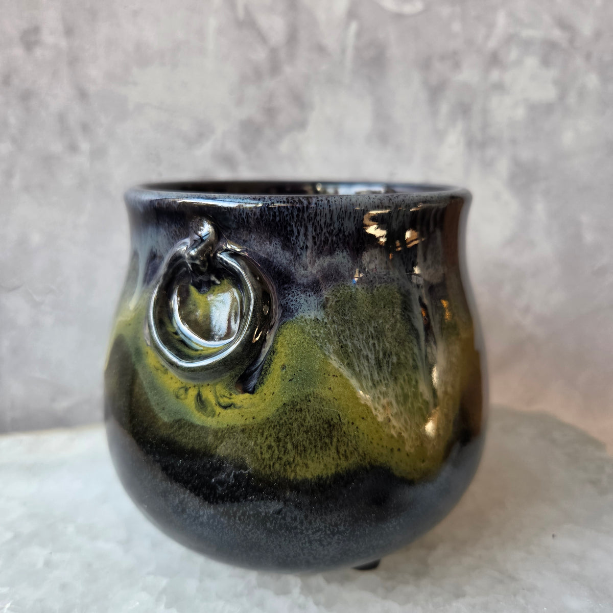 Cauldron Mug in Witch's Brew