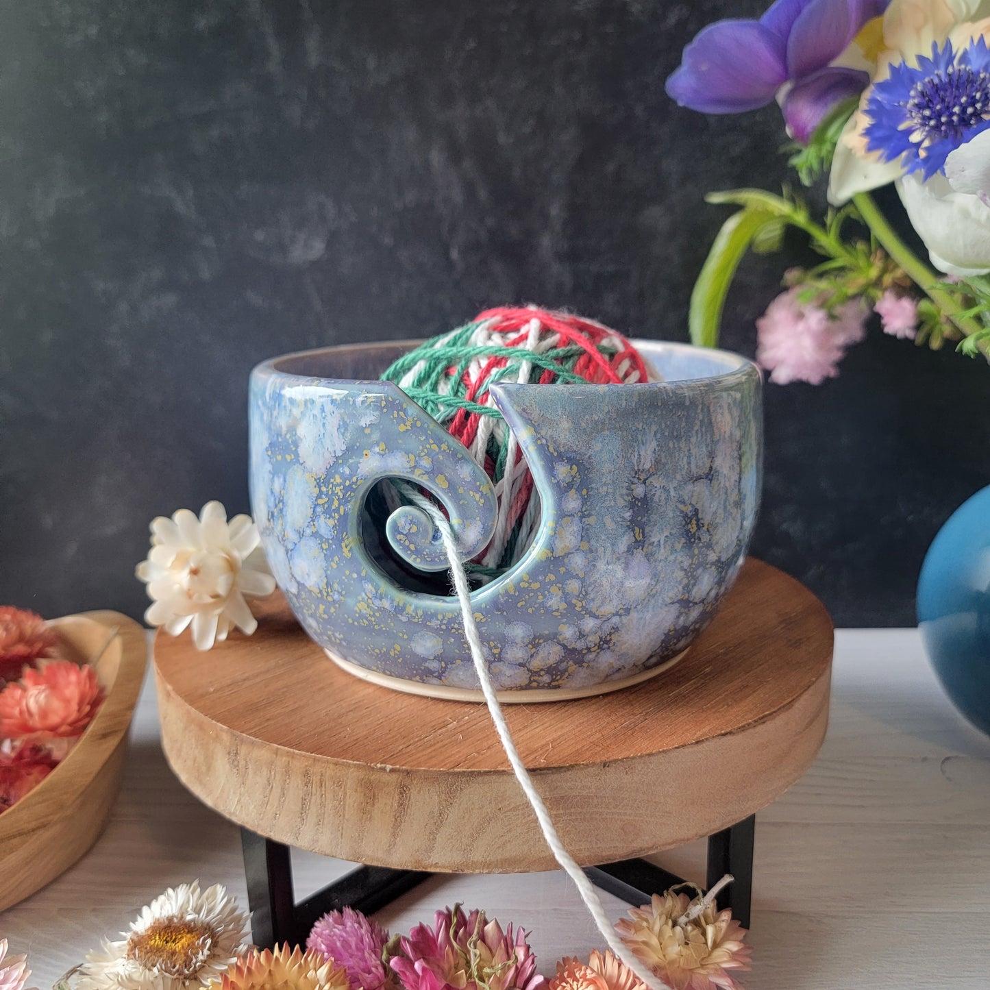 Yarn Bowl in Skyglass (discounted)