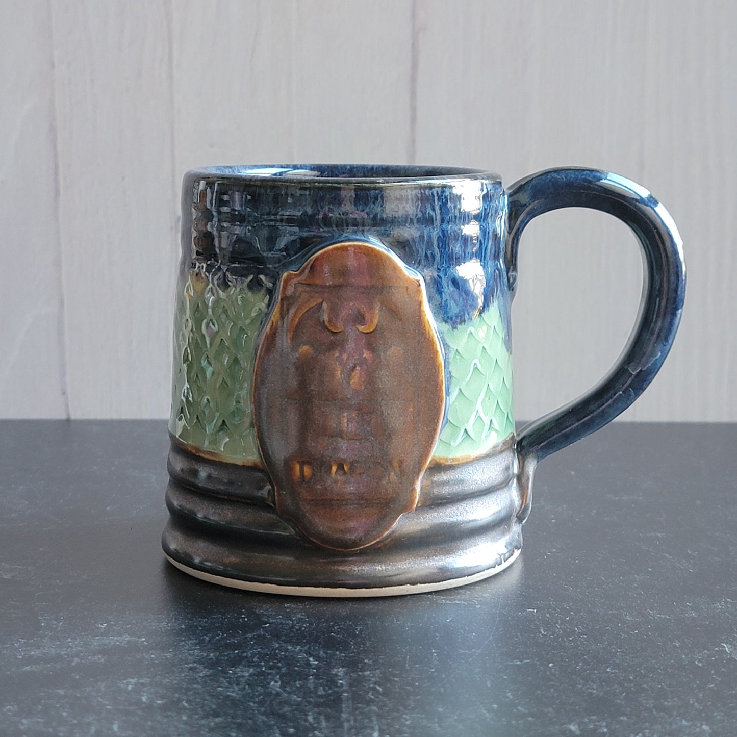 Green Dragon Mugs - (slight discount)