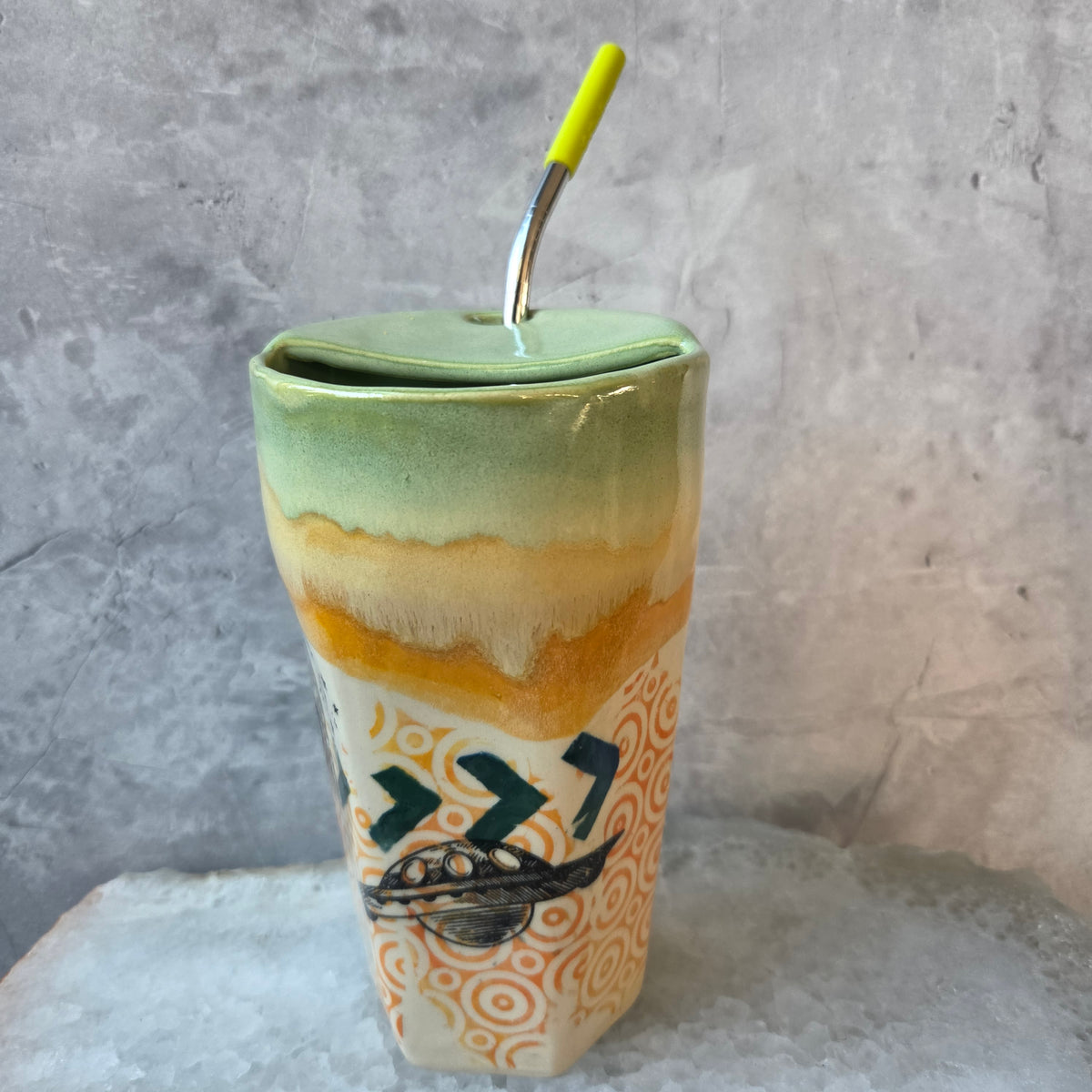 Travel Tumbler - Peace Alien (002)