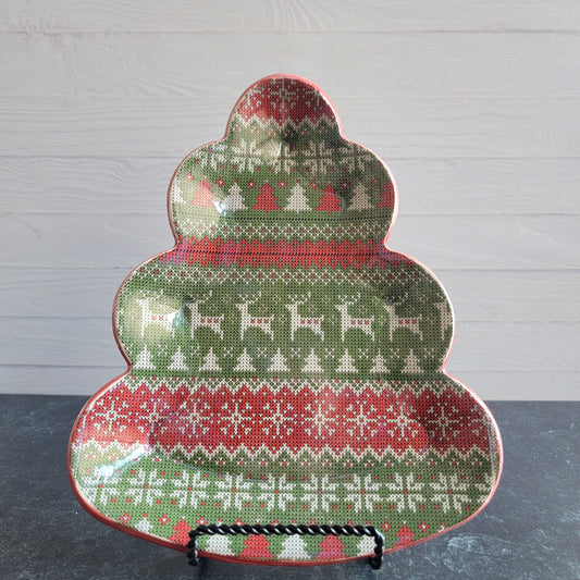 Christmas Cookie Tray - Sweater Pattern