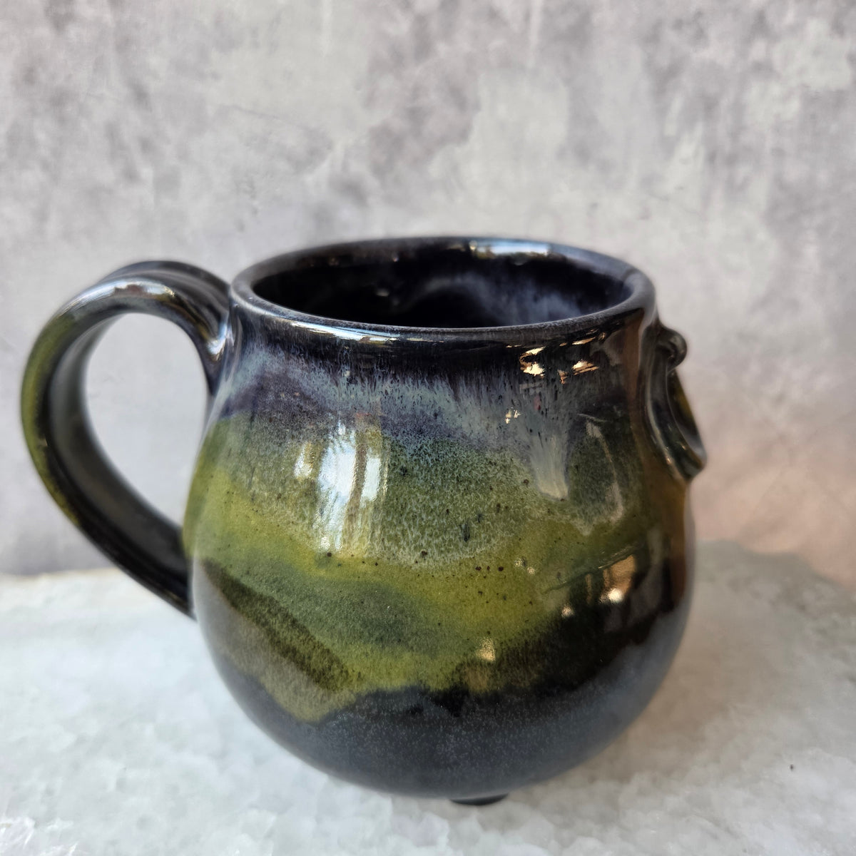 Cauldron Mug in Witch's Brew