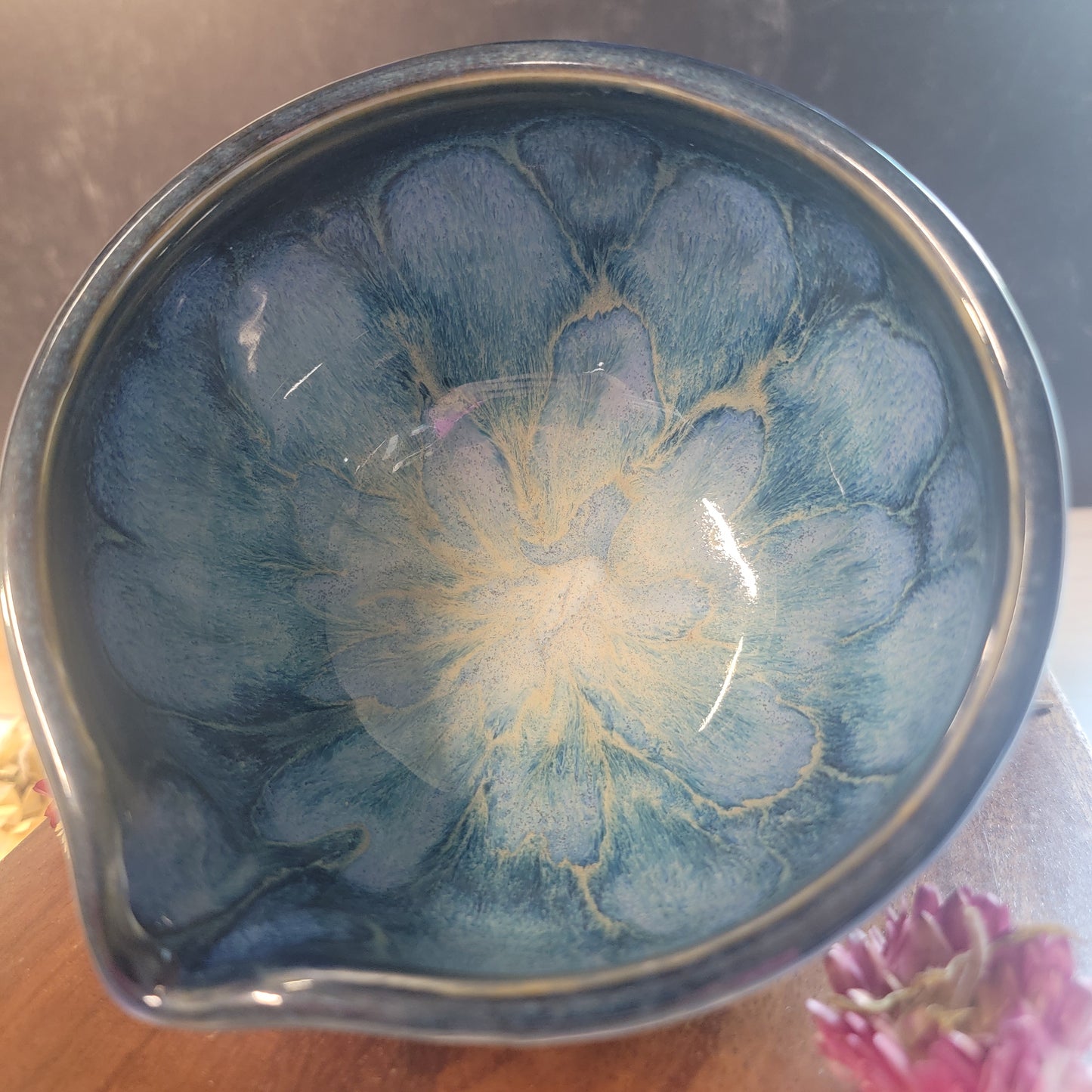 Matcha Bowl in Cobalt Melt