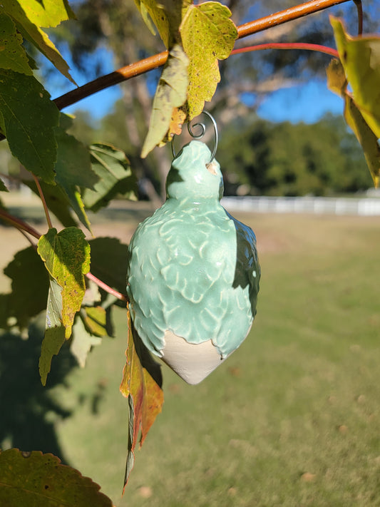 Wheel-thrown Ornament in Jade