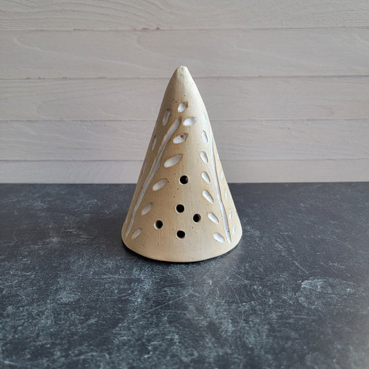 Small Tree Luminary (Buff and white)