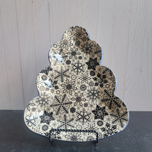 Christmas Cookie Tray in Snowflake